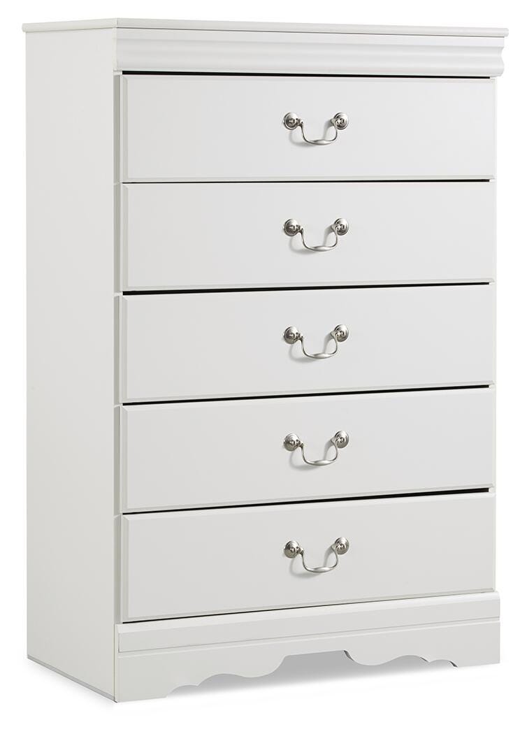 Anarasia Chest of Drawers - White (1)