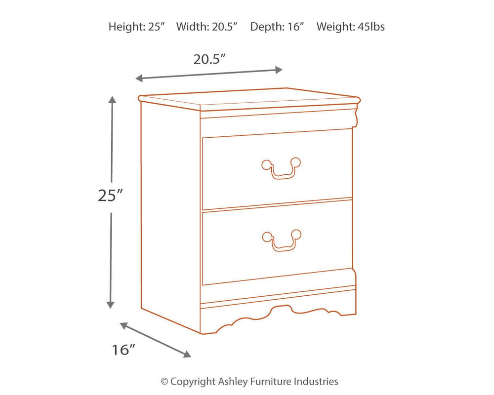Anarasia Nightstand - White (4)
