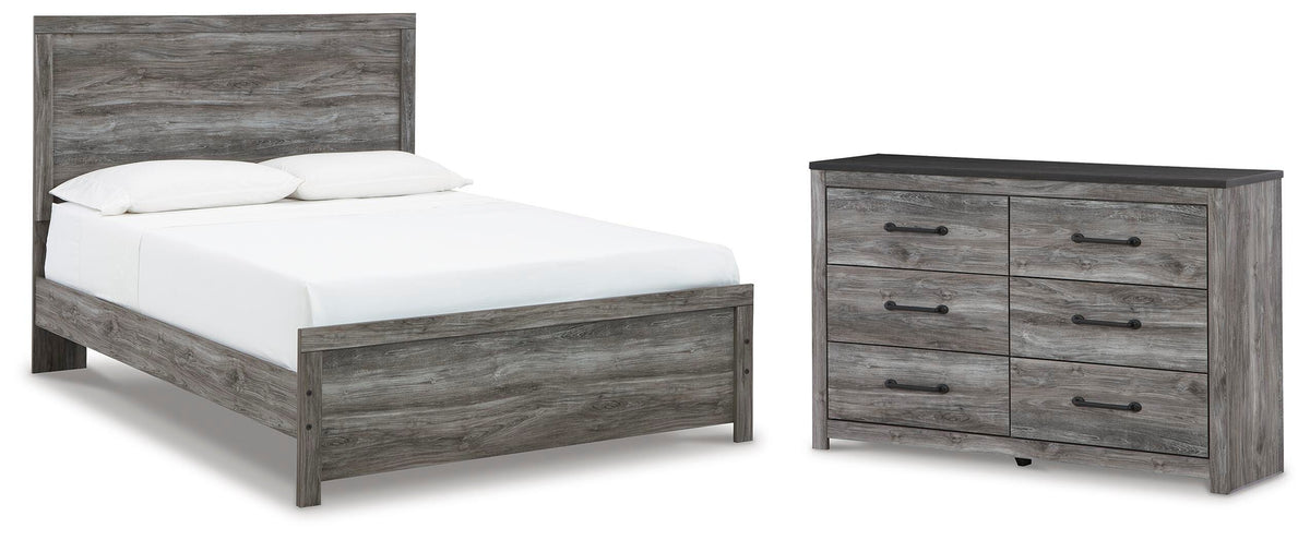 Bronyan Queen Panel Bed and Dresser (1)
