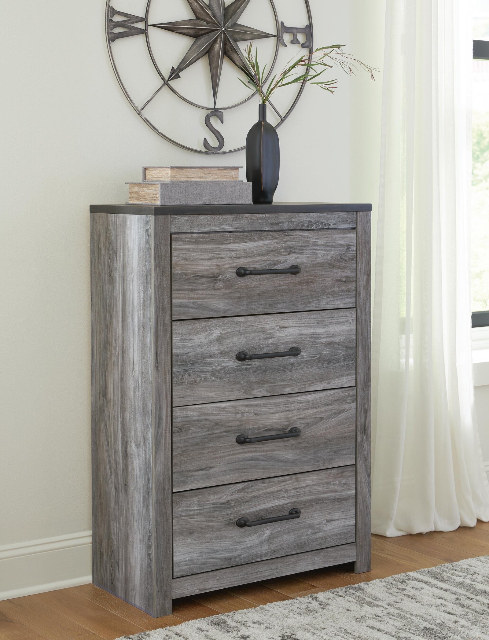 Bronyan Chest of Drawers - Dark Gray (2)