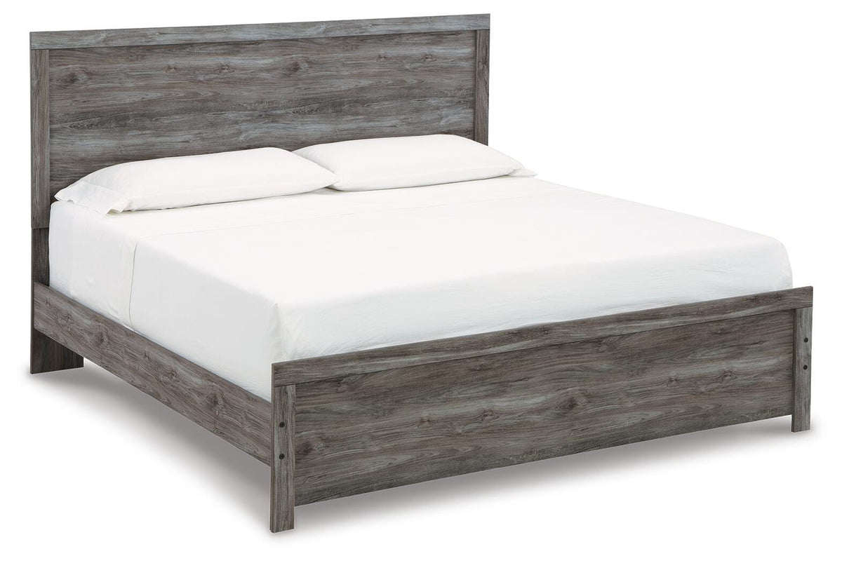 Bronyan King Panel Bed - Dark Gray (1)