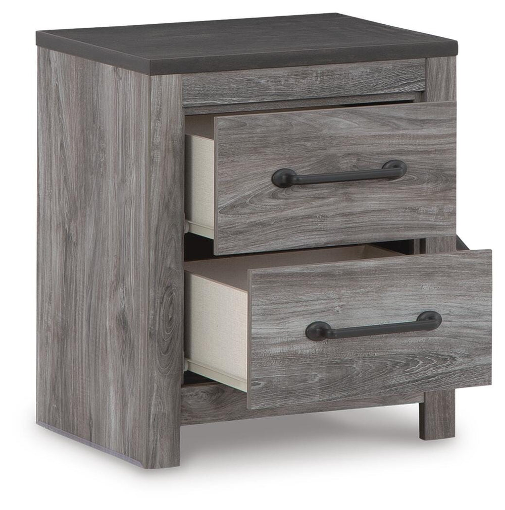 Bronyan Nightstand - Dark Gray (3)