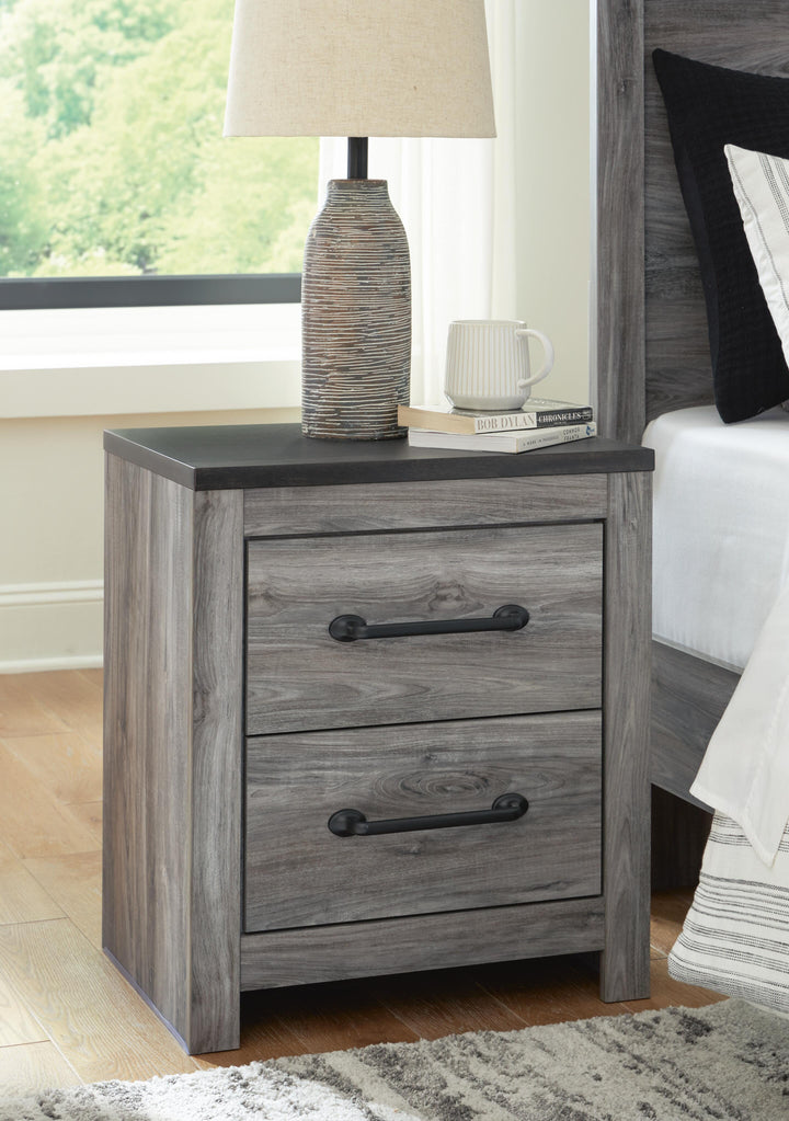 Bronyan Nightstand - Dark Gray (2)