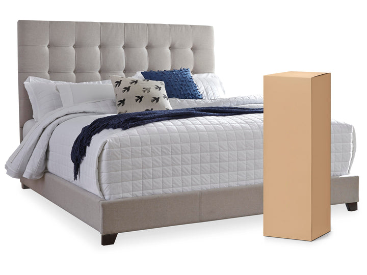 Dolante Queen Upholstered Bed - Beige (11)