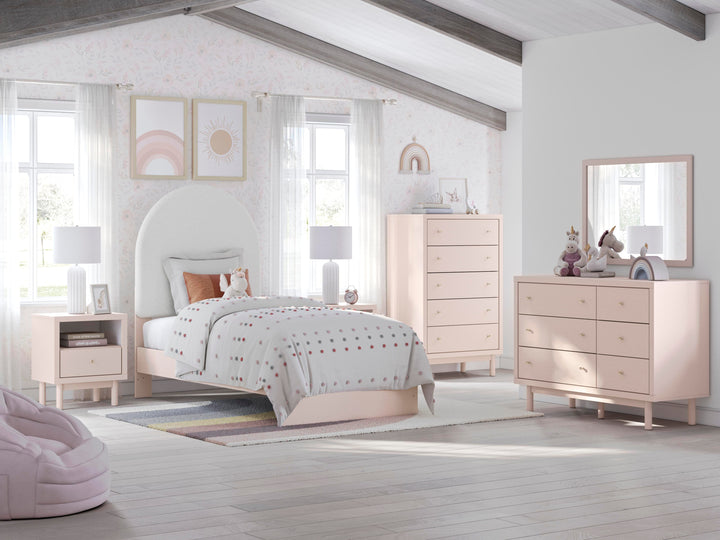 Wistenpine Dresser and Mirror - Pink (10)