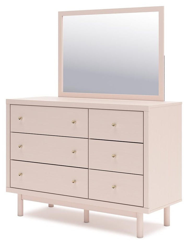 Wistenpine Dresser and Mirror - Pink (3)