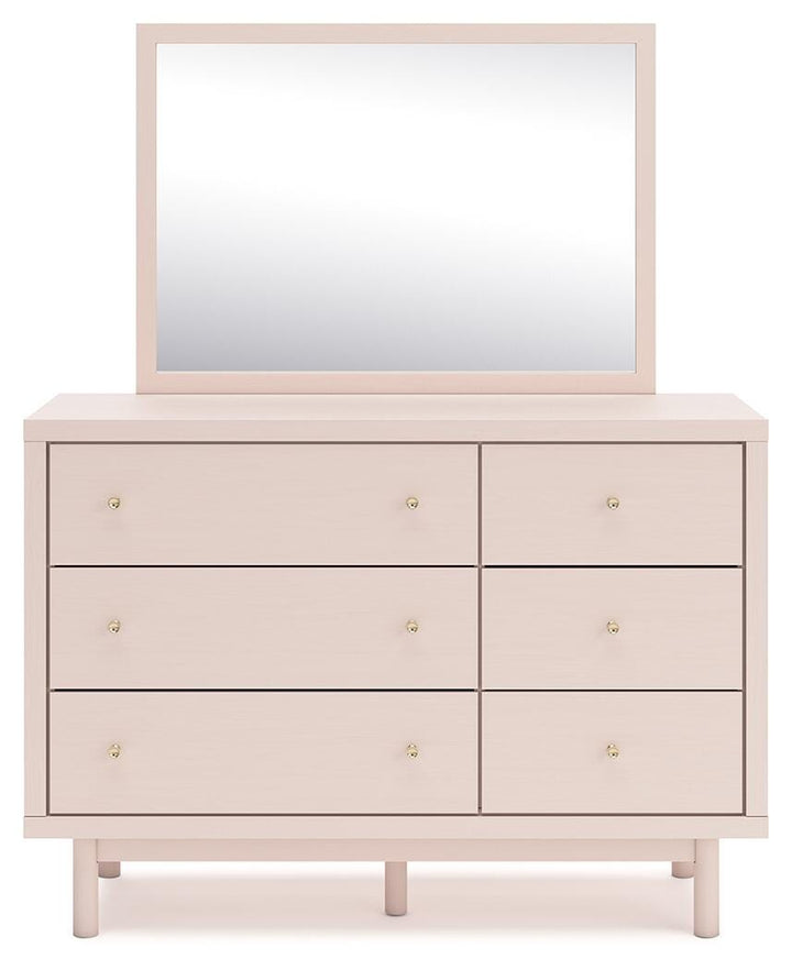 Wistenpine Dresser and Mirror - Pink (5)