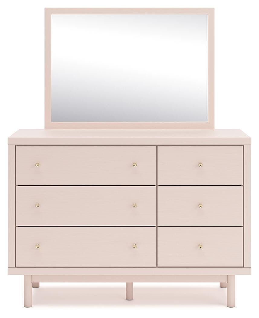 Wistenpine Dresser and Mirror - Pink (5)