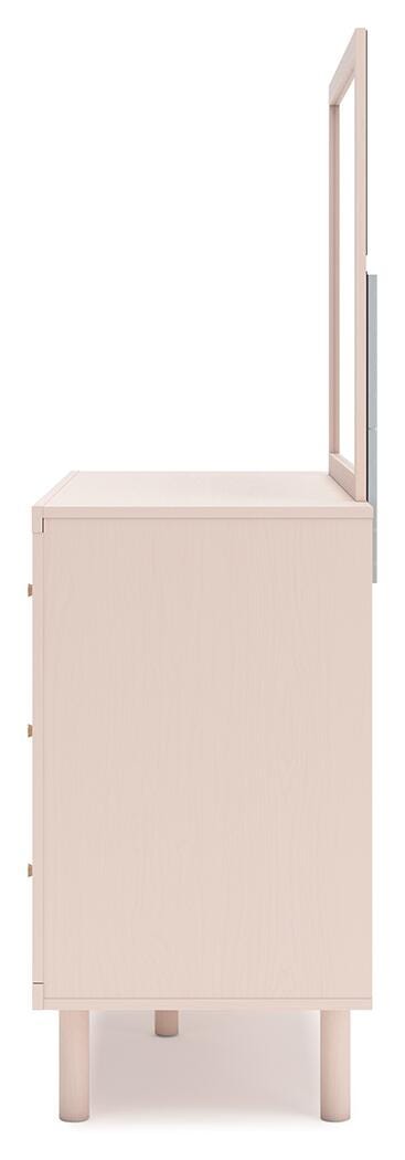 Wistenpine Dresser and Mirror - Pink (7)