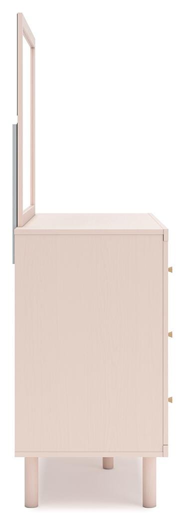 Wistenpine Dresser and Mirror - Pink (8)