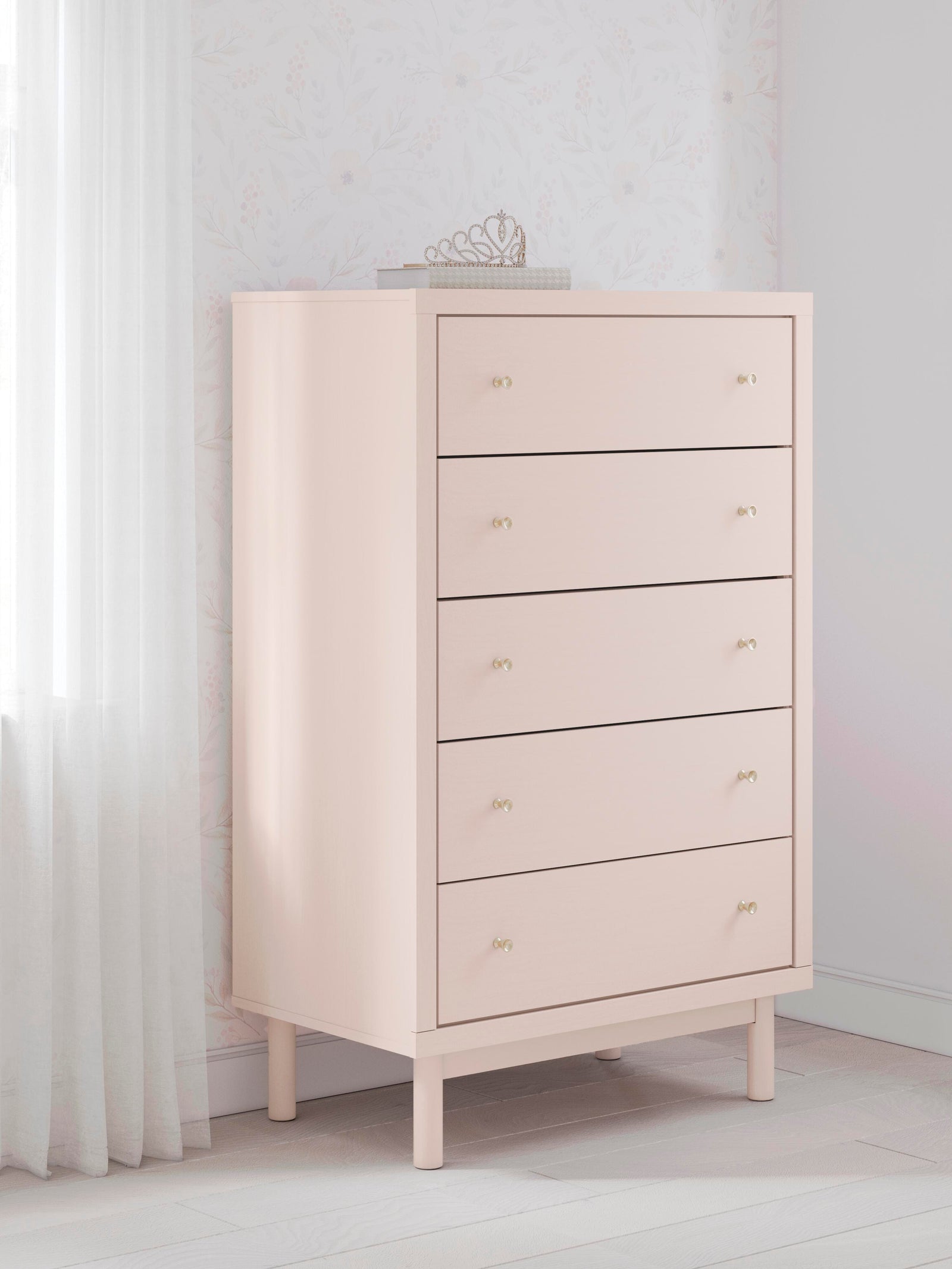 Wistenpine Chest of Drawers - Pink (2)