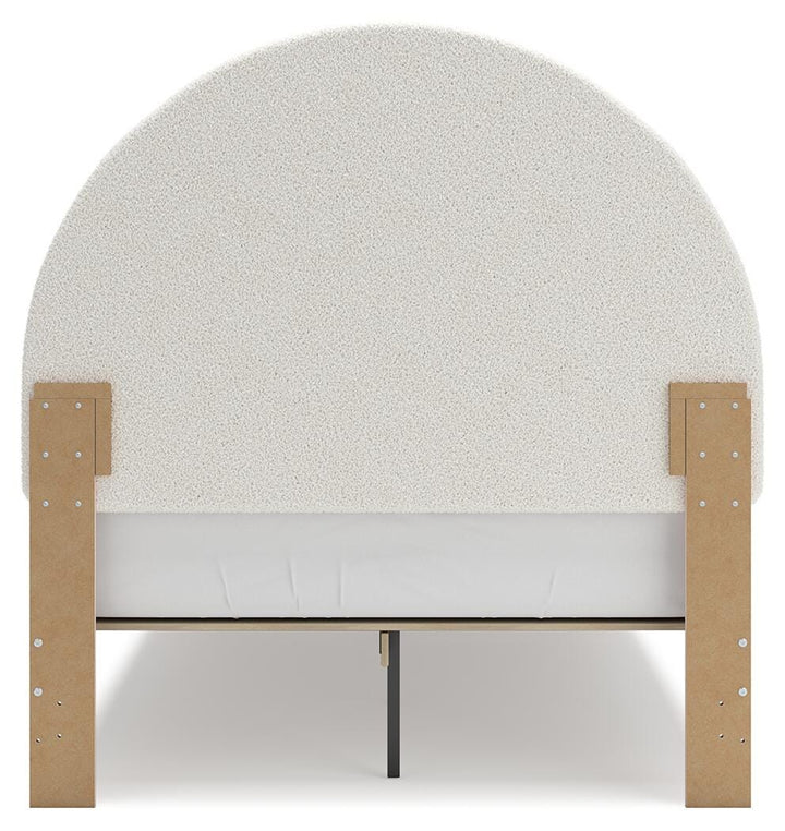Wistenpine Full Upholstered Panel Bed - Pink (6)