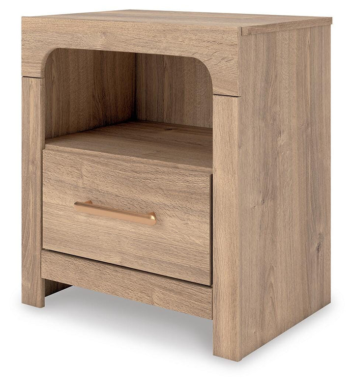 Kinlanni Nightstand - Light Brown (6)