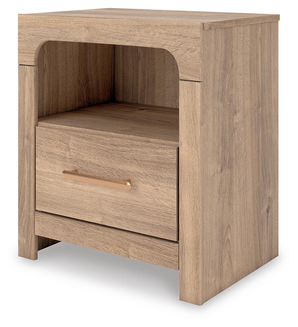 Kinlanni Nightstand - Light Brown (6)