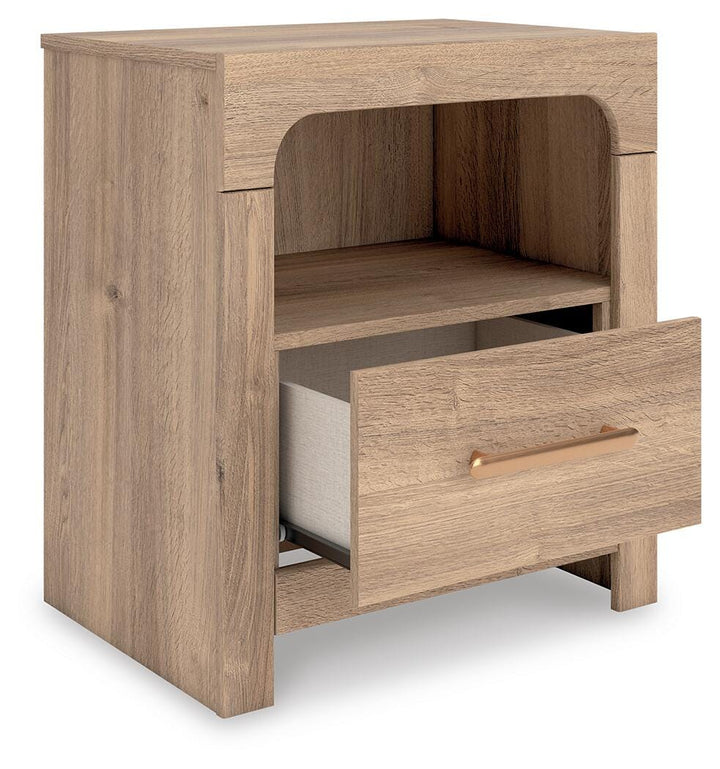 Kinlanni Nightstand - Light Brown (4)