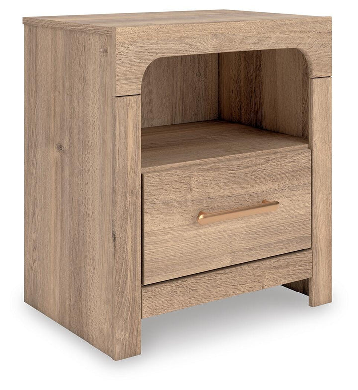 Kinlanni Nightstand - Light Brown (1)
