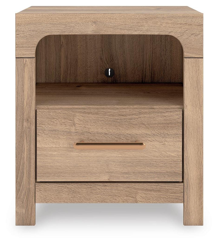 Kinlanni Nightstand - Light Brown (5)