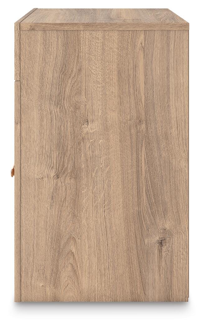 Kinlanni Nightstand - Light Brown (9)