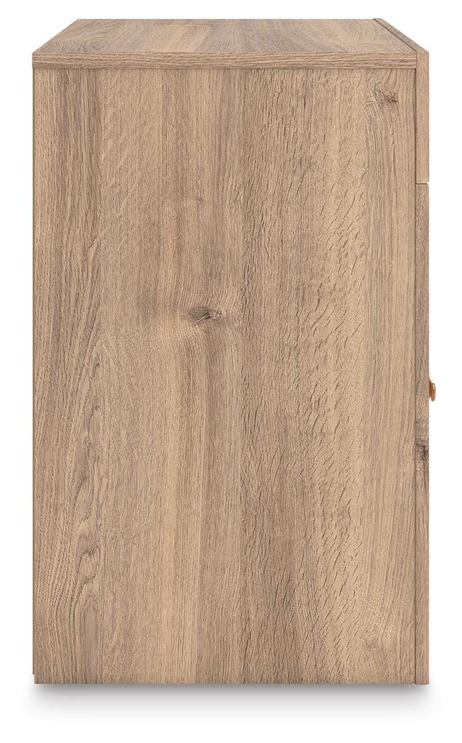 Kinlanni Nightstand - Light Brown (7)