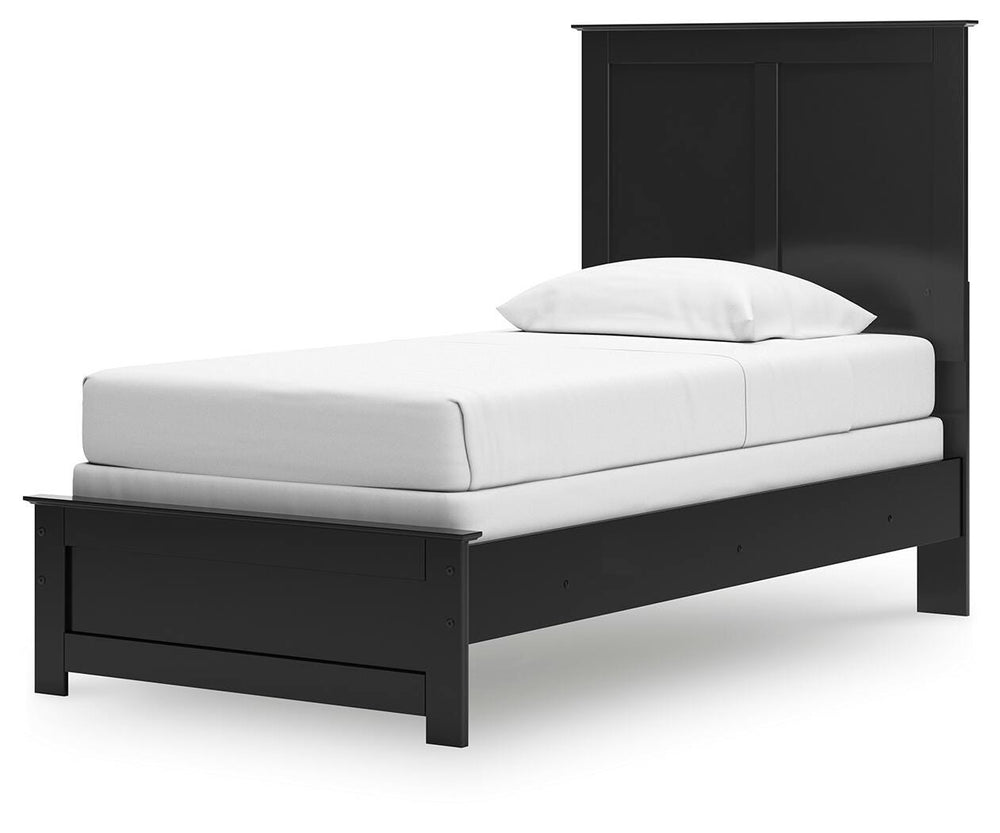 Maribel Twin Panel Bed - Black (4)