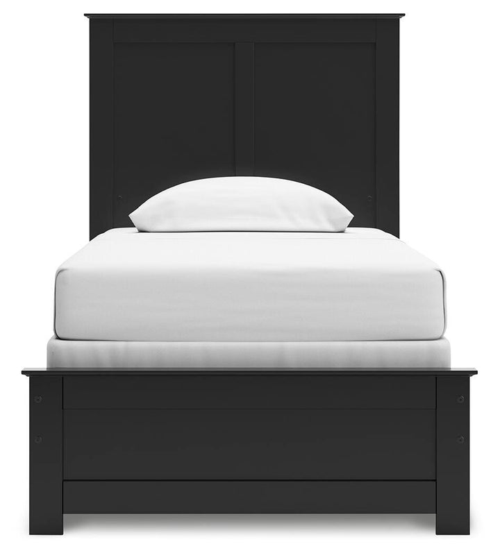 Maribel Twin Panel Bed - Black (5)