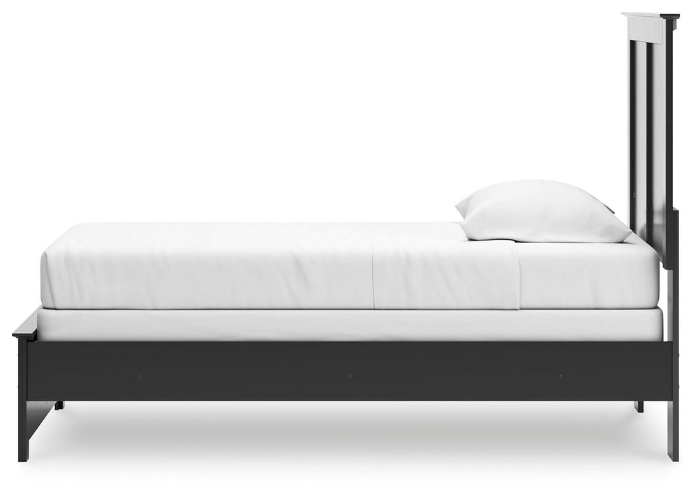 Maribel Twin Panel Bed - Black (7)