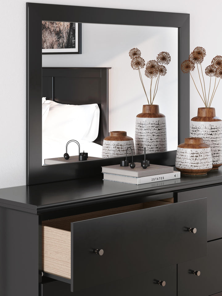Maribel Dresser and Mirror - Black (9)