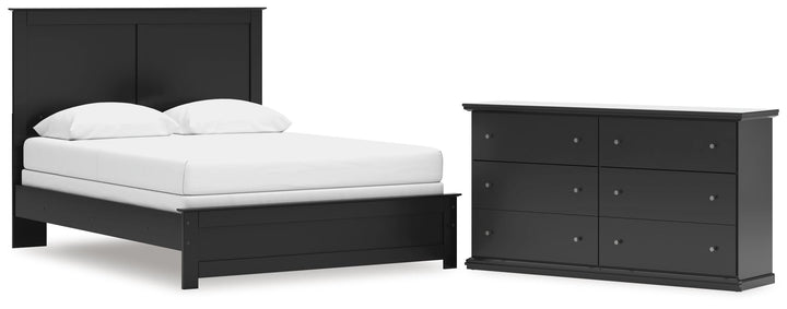 Maribel Queen Panel Bed and Dresser (1)