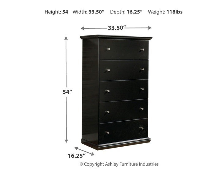 Maribel Full Panel Bed, Dresser, Mirror and Chest (11)