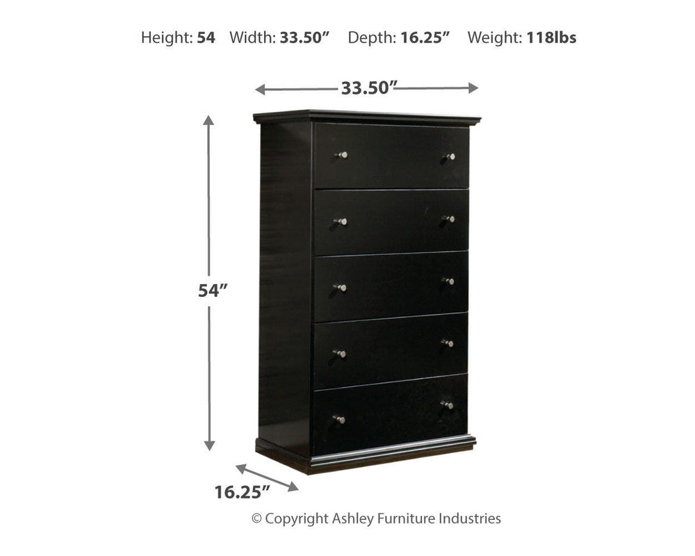 Maribel Full Panel Bed, Dresser, Mirror and Chest (11)
