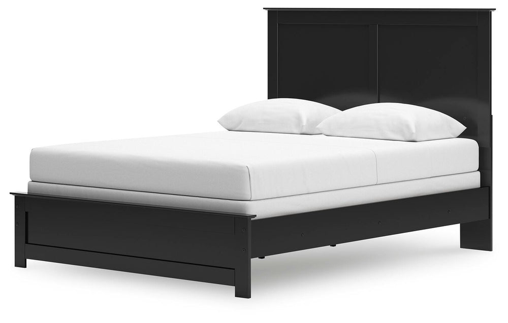 Maribel Queen Panel Bed - Black (4)