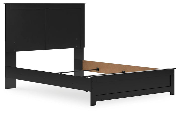 Maribel Queen Panel Bed - Black (3)