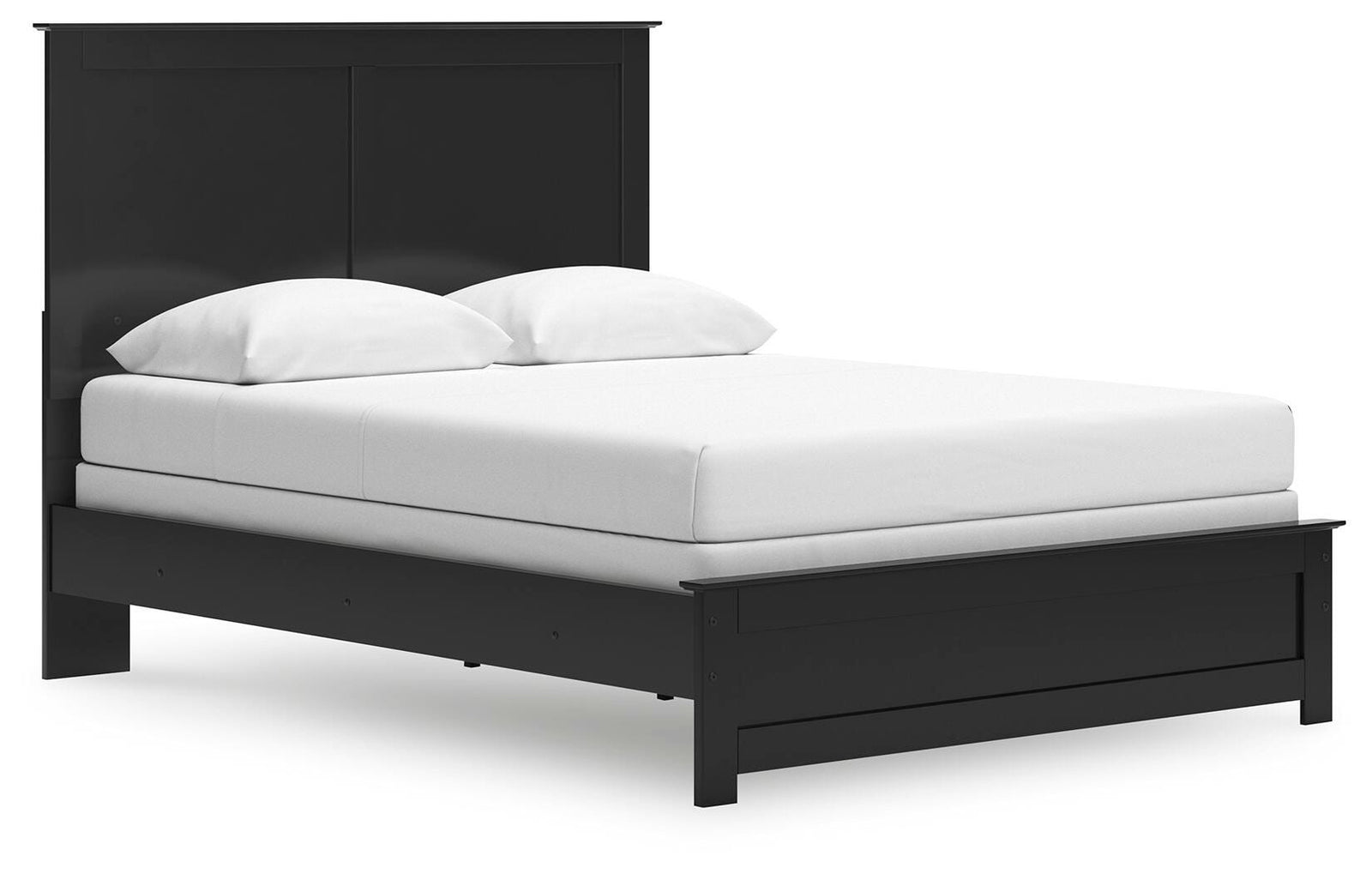 Maribel Queen Panel Bed - Black (1)