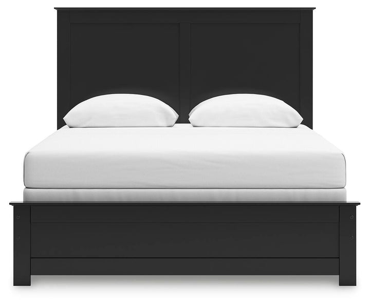 Maribel Queen Panel Bed - Black (5)