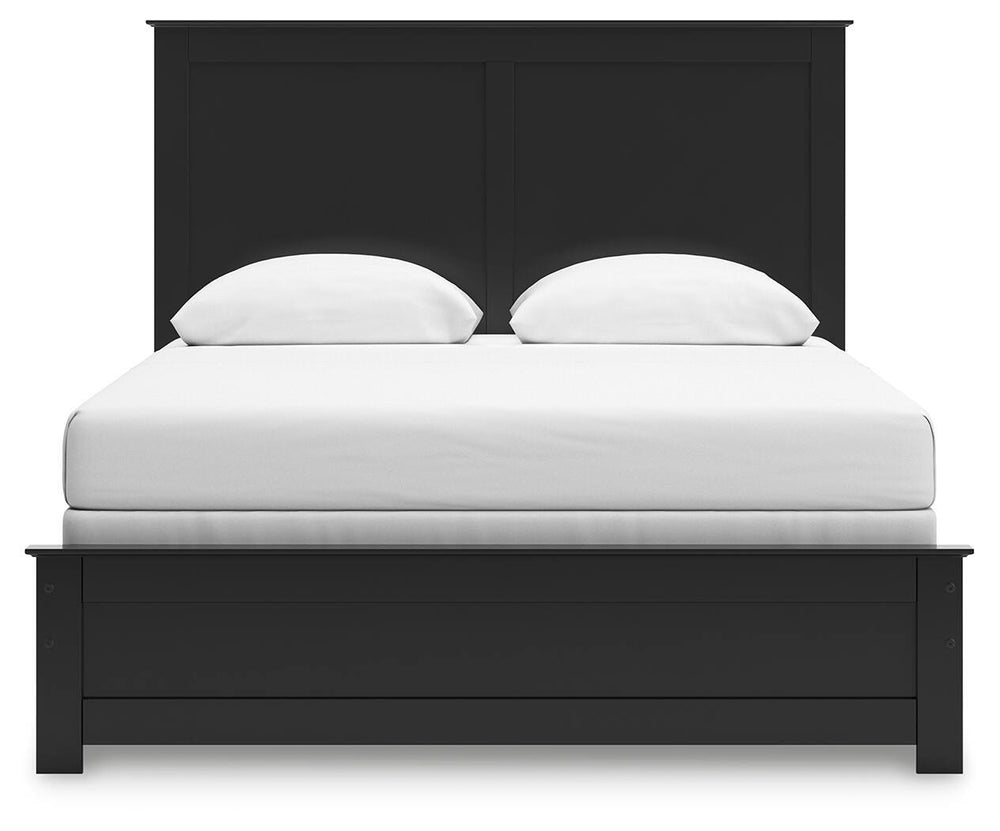 Maribel Queen Panel Bed - Black (5)