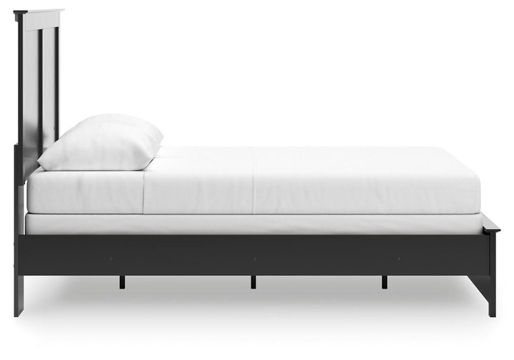 Maribel Queen Panel Bed - Black (8)
