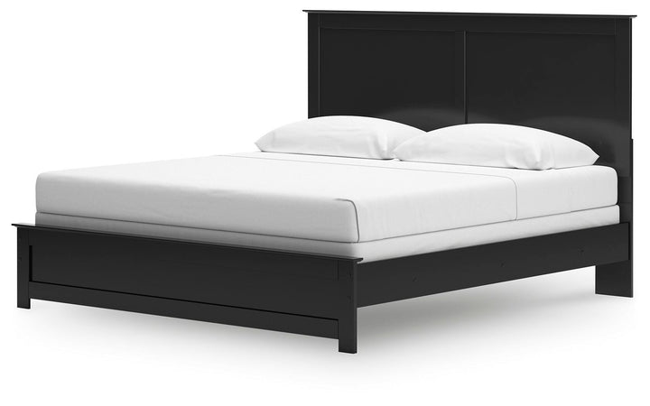 Maribel King Panel Bed - Black (4)