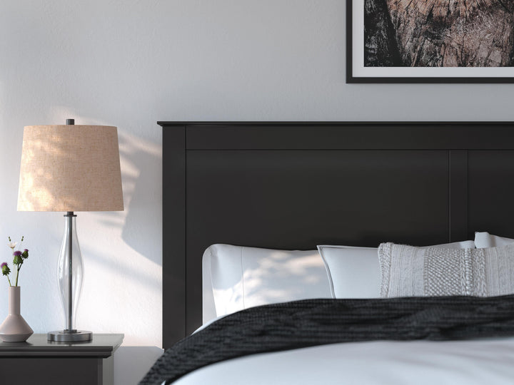Maribel King Panel Bed - Black (9)