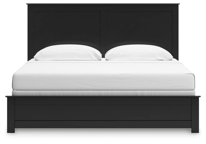 Maribel King Panel Bed - Black (5)