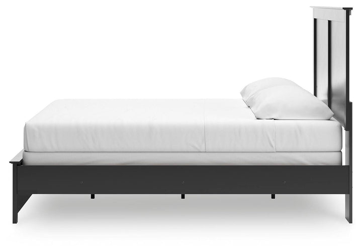 Maribel King Panel Bed - Black (7)