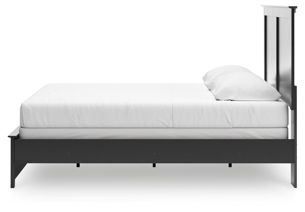Maribel King Panel Bed - Black (7)