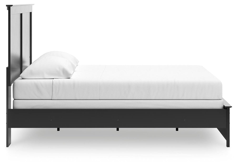 Maribel King Panel Bed - Black (8)