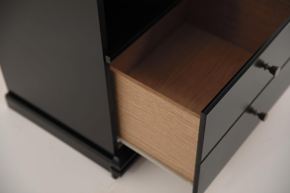 Maribel Nightstand - Black (4)