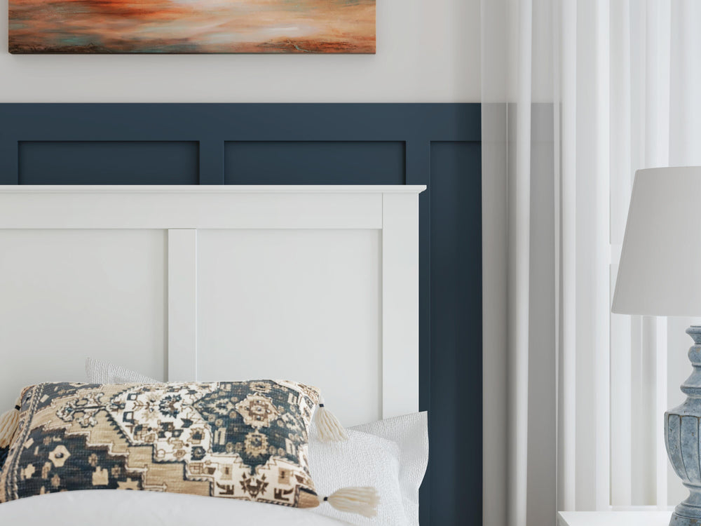Bostwick Shoals Twin Panel Bed - White (9)