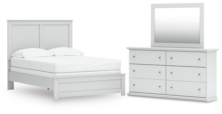 Bostwick Shoals Full Panel Bed, Dresser and Mirror (1)