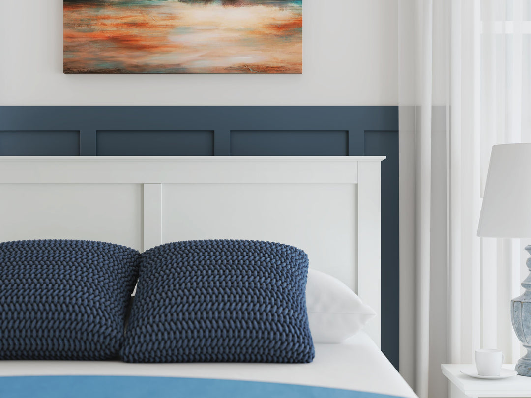 Bostwick Shoals Queen Panel Bed - White (9)