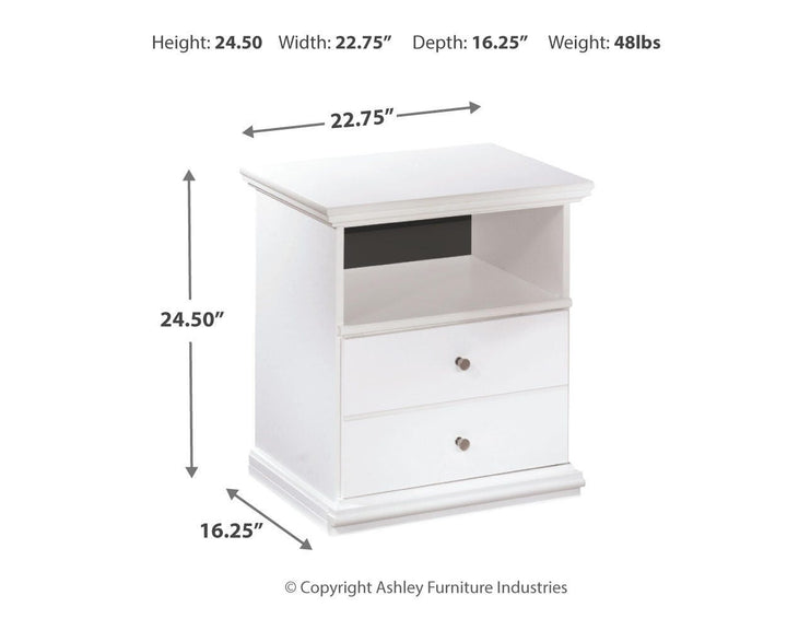 Bostwick Shoals Nightstand - White (4)