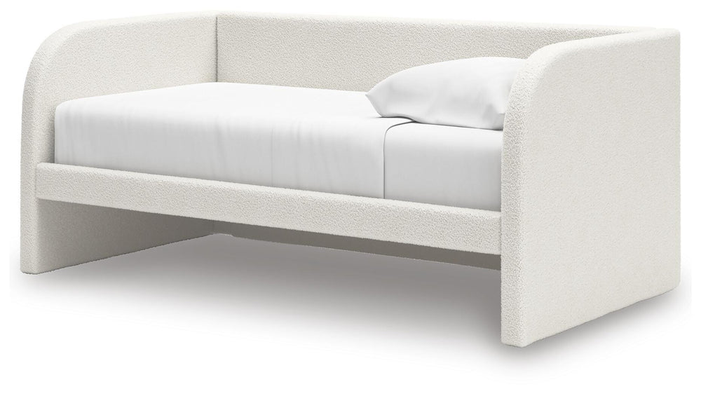 Arloster Twin Upholstered Day Bed - Beige (3)