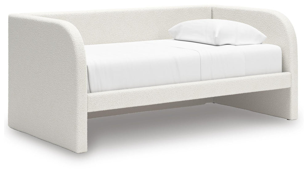 Arloster Twin Upholstered Day Bed - Beige (1)