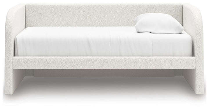 Arloster Twin Upholstered Day Bed - Beige (5)